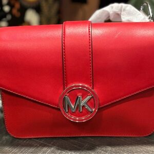 Michael Kors Vibrant Red Crossbody Bag